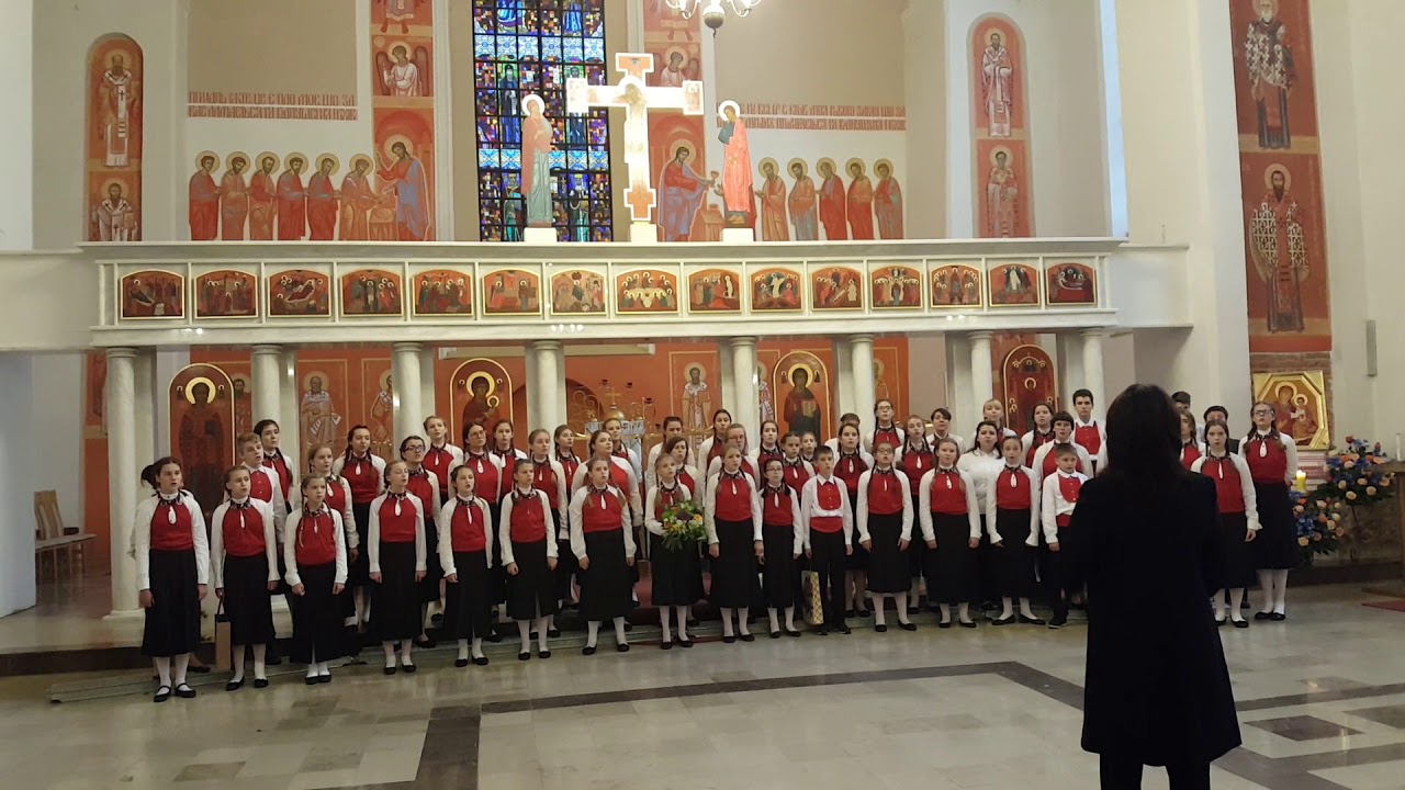 Performance of the Shchedryk Choir in the 
                                    Church of St. Bartholomew in Gdańsk